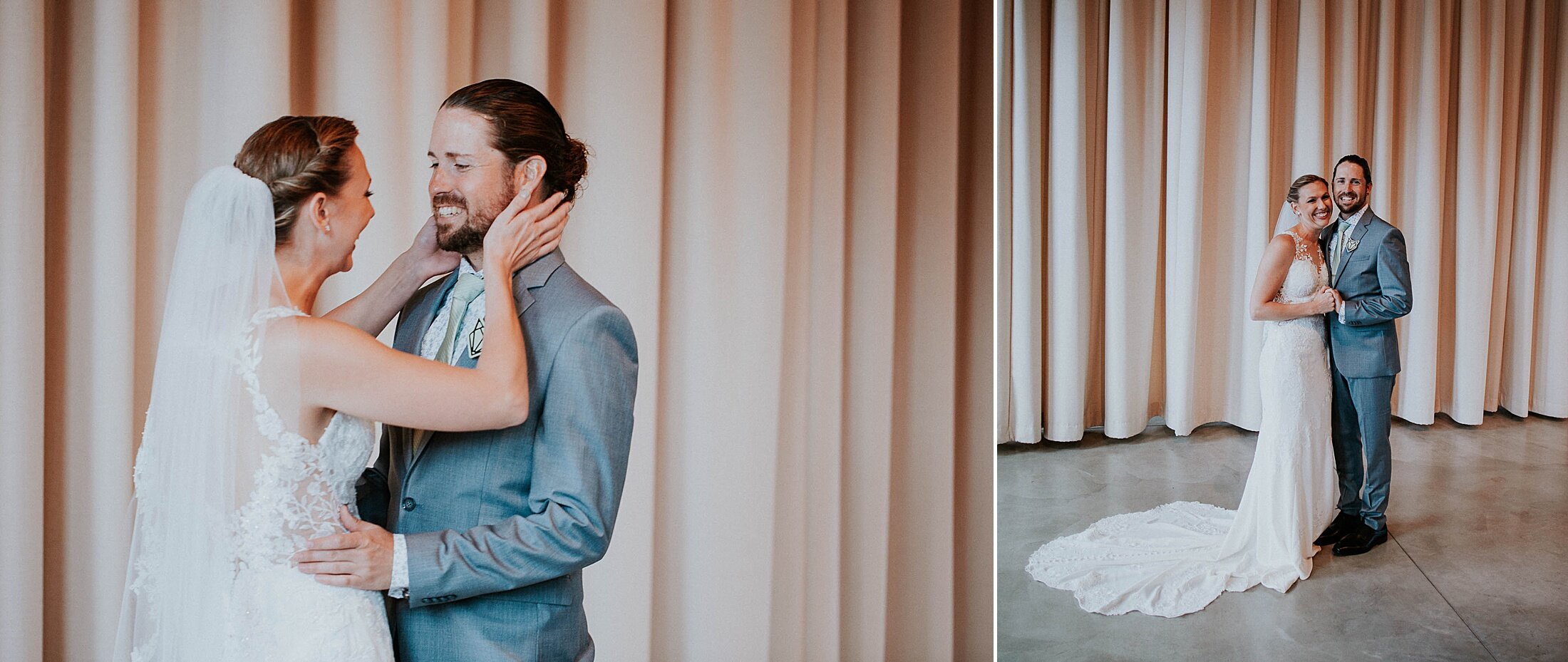 BRIX on the Fox wedding - Milwaukee Wedding Photographers - LILLER PHOTO - first look