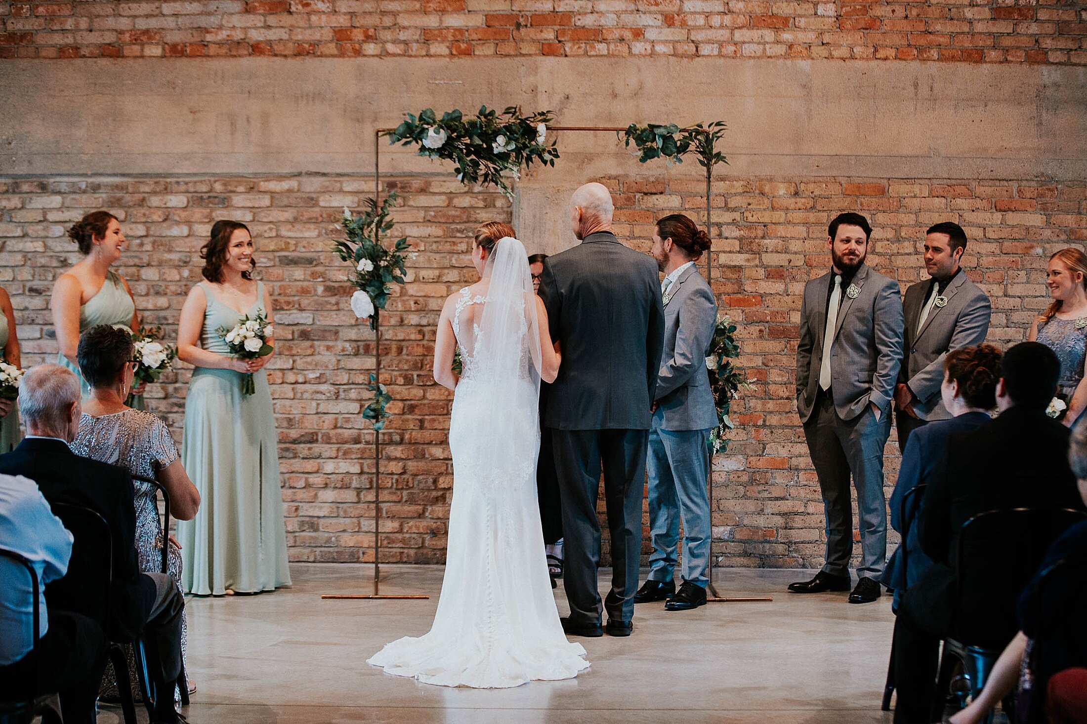 BRIX on the Fox wedding - Milwaukee Wedding Photographers - LILLER PHOTO - ceremony